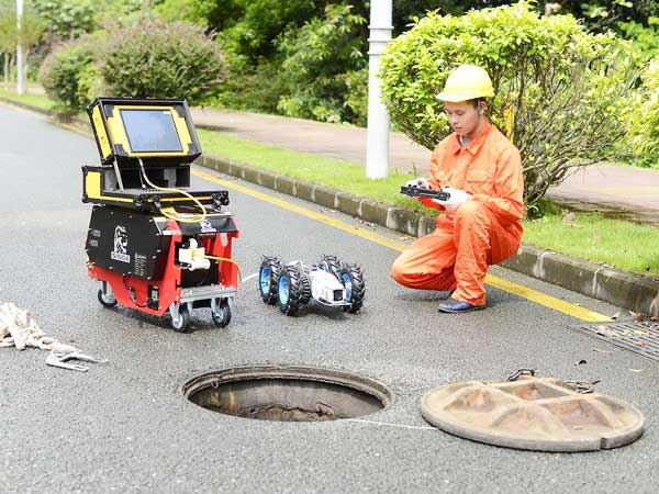 竹根滩镇管道机器人检测