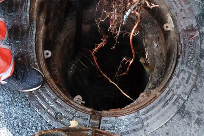 竹根滩镇管道预处理